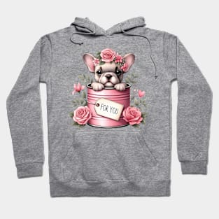 Valentine French Bulldog For You Hoodie